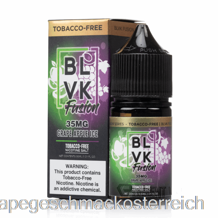 Trauben-Apfel-Eis – Blvk Fusion – 30 Ml, 50 Mg Vape-Geschmack